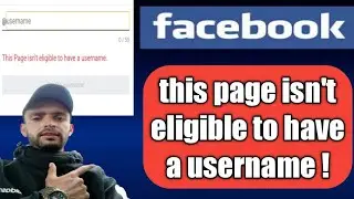 Facebook this page isn't eligible to have a username 2022