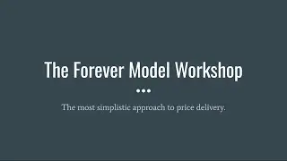 The Trade Model That Got Me Profitable | The Forever Model Workshop