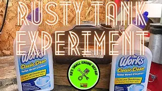 Rusty Tank Restoration Experiment using Toilet Bowl Cleaner (The Works)