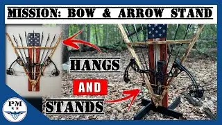 Patriotic Bow and Arrow Display!
