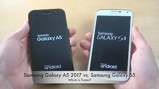 Samsung Galaxy A5 2017 vs. Samsung Galaxy S5 - Which Is Faster?!