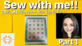 Sew with me! Shoofly Star Quilt by Lori Holt + 20% off MSQC - Part 1