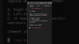 Python Quiz 31 