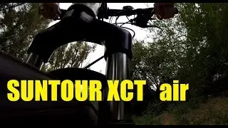 Работа воздушной вилки Suntour XCT solo air
