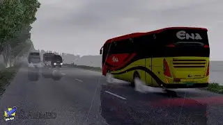 Dangerous Road || বৃষ্টির দিনে - New Truck Job | Euro Truck Simulator 2