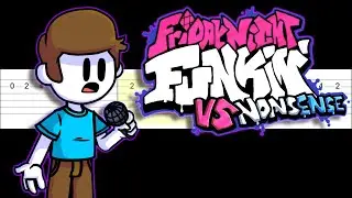 Friday Night Funkin - Vs Nonsense - Nonsense (Easy Guitar Tabs Tutorial)