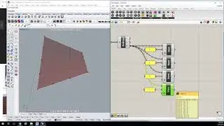 42 - Traingulating a Quadrilateral Warped Surface in Rhino Grasshopper