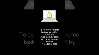 Effectualnary Shorts  - Cybersecurity Keyword Learning - ES066 - Decipher