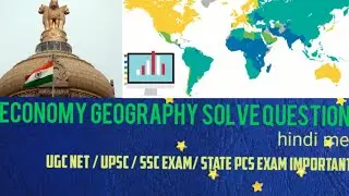 Economy Geography आर्थिक भूगोल से महत्वपूर्ण प्रश्न.