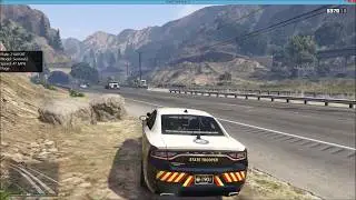 GTA 5 LSPDFR Highway Patrol #4 State Trooper Running Radar!