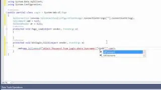 Login Page in Asp.Net C# using Database