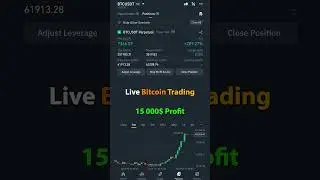 Crypto Bitcoin Trading 15 000💲 Profit🔥 #shorts #bitcoin #trading #binance #crypto #cryptocurrency