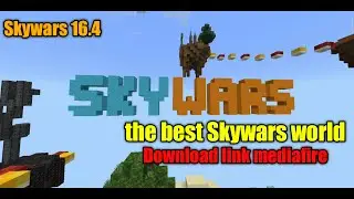Minecraft Skywars 16.4 world download link mediafire mc.world || NT KARTIK GAMING ||