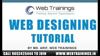 Web Designing Tutorial - Web Designing for Beginners Demo