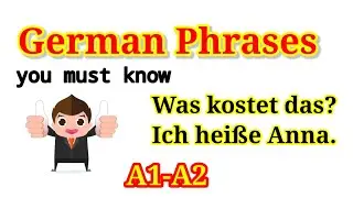 German Common Phrases #learngerman #germanforbeginners #germanphrases #germanpronunciation