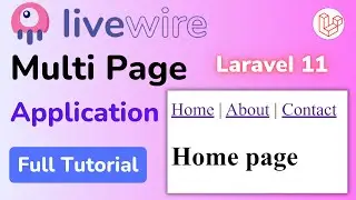 Laravel Livewire Multi Page App in Minutes : Full Tutorial [HINDI]