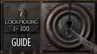 Skyrim - Level Up Lockpicking To 100 FAST 2024