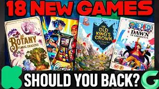 18 NEW GAMES! March's Latest NEW Crowdfunding Games To KNOW!