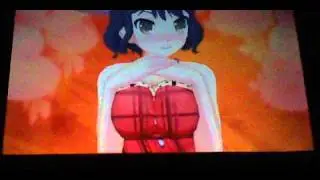 Senran Kagura 2 Gameplay - posing in dressing room