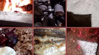 Наконец-то......... Начались каникулы.Написала  диктант нац.єдності.Топим веточками.Наш обед