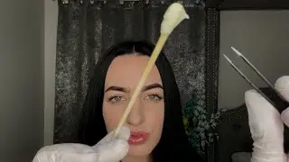 [ASMR] Rude Eyebrow Wax, Pluck & Tint RP
