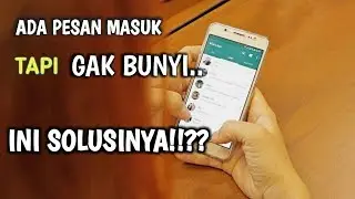 Cara mudah mengaktifkan notifikasi pesan whatsapp pada HP OPPO