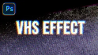 Photoshop Tutorial CRT Monitor Effect - Graphic Design Glitch Texture Effect Photoshop