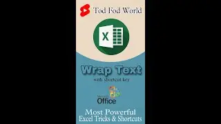 Wrap Text in excel with key || Excel Tips & Tricks 2022 || 