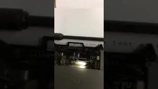 Amstrad PCW 9512 Daisy Wheel Printer in Slow Motion