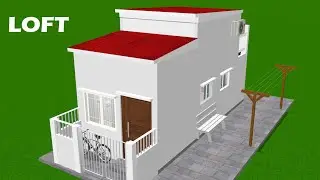 Small house with loft and balcony | Naru #4 Part 2