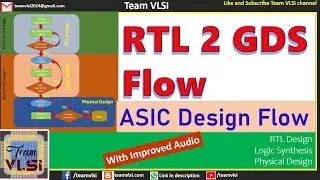 RTL to GDSII flow | Introduction of RTL to GDS Flow | Various EDA tools used  in RTL to GDS flow