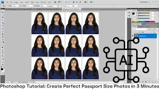 Photoshop Tutorial Create Perfect Passport Size Photos in 3 Minutes