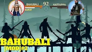 BAHUBALI Vs KATTAPPA | 6 ROUNDS |BAHUBALI MOD| SHADOW FIGHT 2