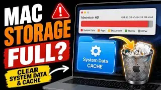 Mac Storage Full – Clear System Data / Cache