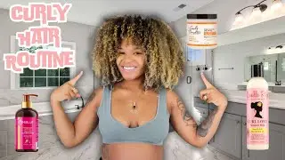 Summer Curly Girl Natural Hair Routine | Wash Day