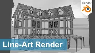 Achieve Sketchup Style Line-Art in Blender 3D