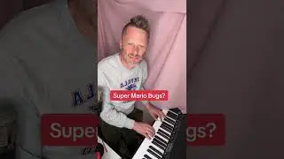 🐛 Super Mario Bugs? #piano #shorts