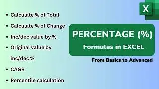 Ultimate Excel Guide to Working with Percentages - Top Excel % Tricks