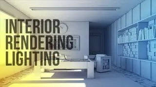 Interior Rendering with Mental Ray : Lighting