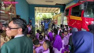 Edukasi bersama Damkar Cara Memadamkan Api #vlog2