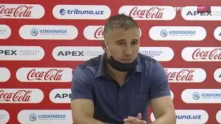 Ulug'bek Baqoyev. So'g'diyona - Buxoro 3:1. O'yindan keyingi matbuot anjumani