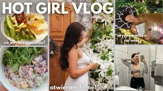 ZAKŁADAM FIRMĘ!✨ wyprowadzka na wieś, co jem w ciągu dnia ✨hot girl weekly vlog✨