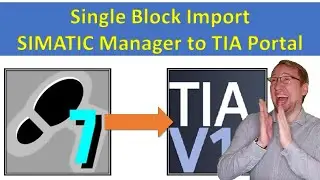 SIMATIC Manager single block export to TIA Portal