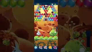 Angry birds pop bubble shooter level 213 3 STARS NO BOOSTER