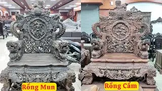 Những Tuyệt Tác Rồng Đỉnh Hệ VIP Đục Tay Tinh Xảo TOP Đầu Tại Việt Nam ( đồ gỗ đồng kỵ mạnh kha )