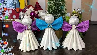 АНГЕЛ из Фома ЛЕГКО и БЫСТРО!  Своими Руками DIY Christmas Angel Поделка в детский сад