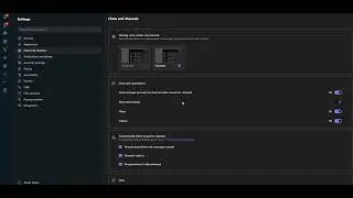 Teams Chat option enable Disable