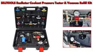 28-Piece Universal Cooling System Radiator Leak Tester & Refiller