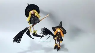 Como hacer brujas para Halloween