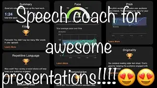 Easy coach to improve presentation